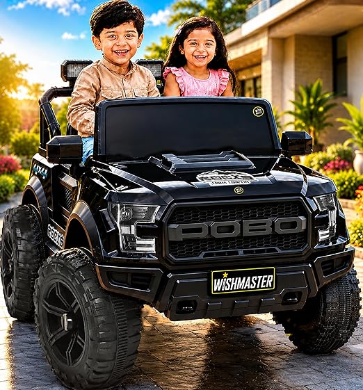 Wish Master 4x4 Off-Road Electric Ride-On Jeep for Kids | amazon offers in offerss.in